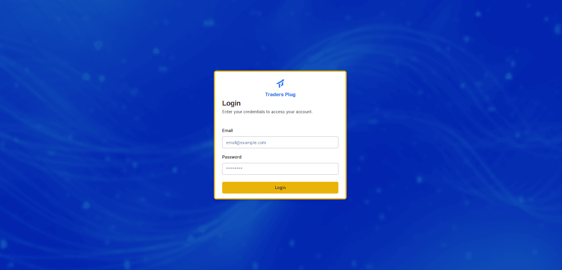 Traders Plug Platform - Screenshot 1